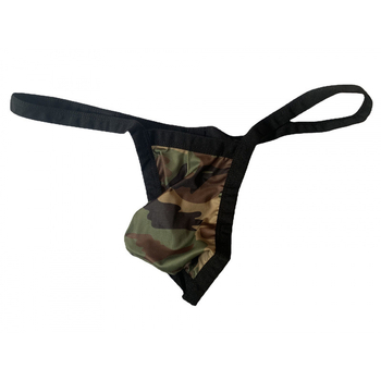 Muške tangice s leopardim uzorkom, niski pojas, seksi, otkriva stražnjicu, s kapsom u obliku U