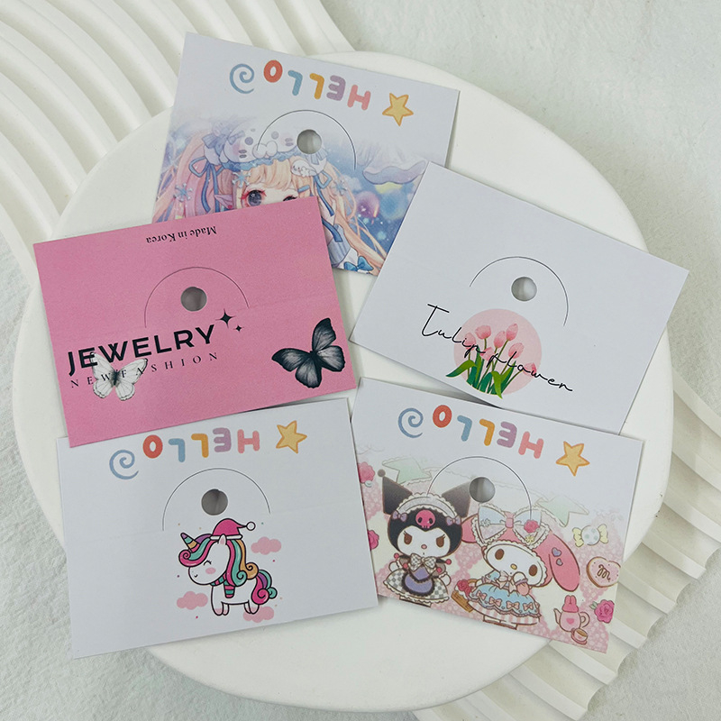 Carduri pliabile, imprimate color pe carton alb de 350 g, personalizate pentru antete de card în diverse industrii