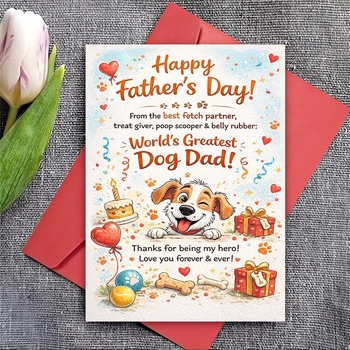 Carte de felicitare pentru Ziua Tatălui – card decorativ