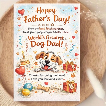 Carte de felicitare pentru Ziua Tatălui – card decorativ