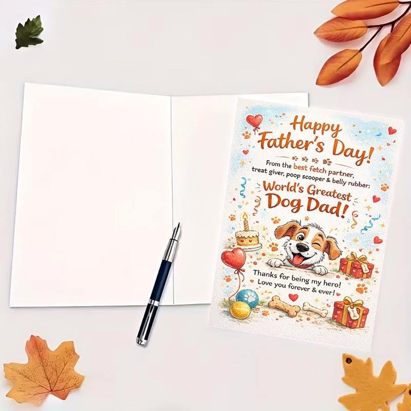 Carte de felicitare pentru Ziua Tatălui – card decorativ