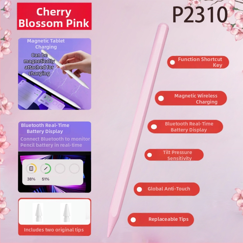 iPad kapacitivna olovka – zamjenski stylus za iPad Pro s magnetskim punjenjem (kompatibilno s Apple Pencil)