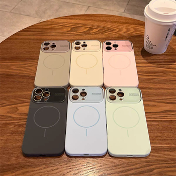 Maska od tekućeg silikona s velikim prozorom, ružičasta, za iPhone 17 Pro, kompatibilna s iPhone 16 Pro, iPhone 15 Pro i iPhone 14