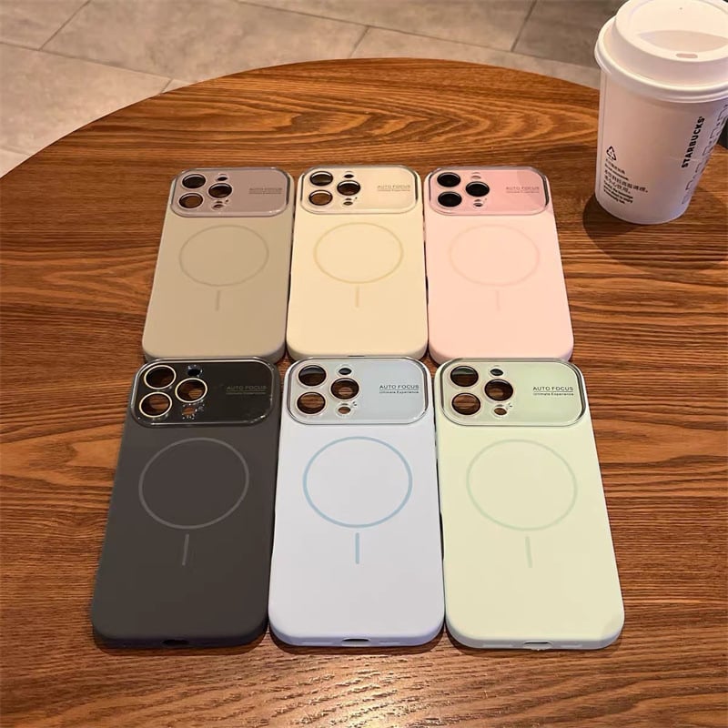 Maska od tekućeg silikona s velikim prozorom, ružičasta, za iPhone 17 Pro, kompatibilna s iPhone 16 Pro, iPhone 15 Pro i iPhone 14