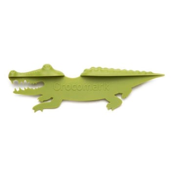 Semn de carte în formă de crocodil, personalizabil, cu animale desenate, în stil antic chinezesc, mic cadou pentru cărți