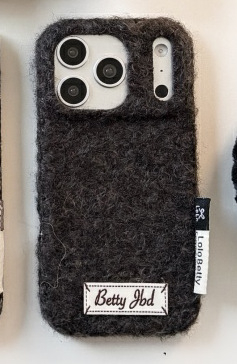 Husă iPhone cu design floral minimalist și suport KT pentru iPhone 15/14/16 Pro Max