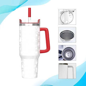 Pahar 40oz care își schimbă culoarea sub UV – din oțel inox 304, izolat pentru mașină și exterior