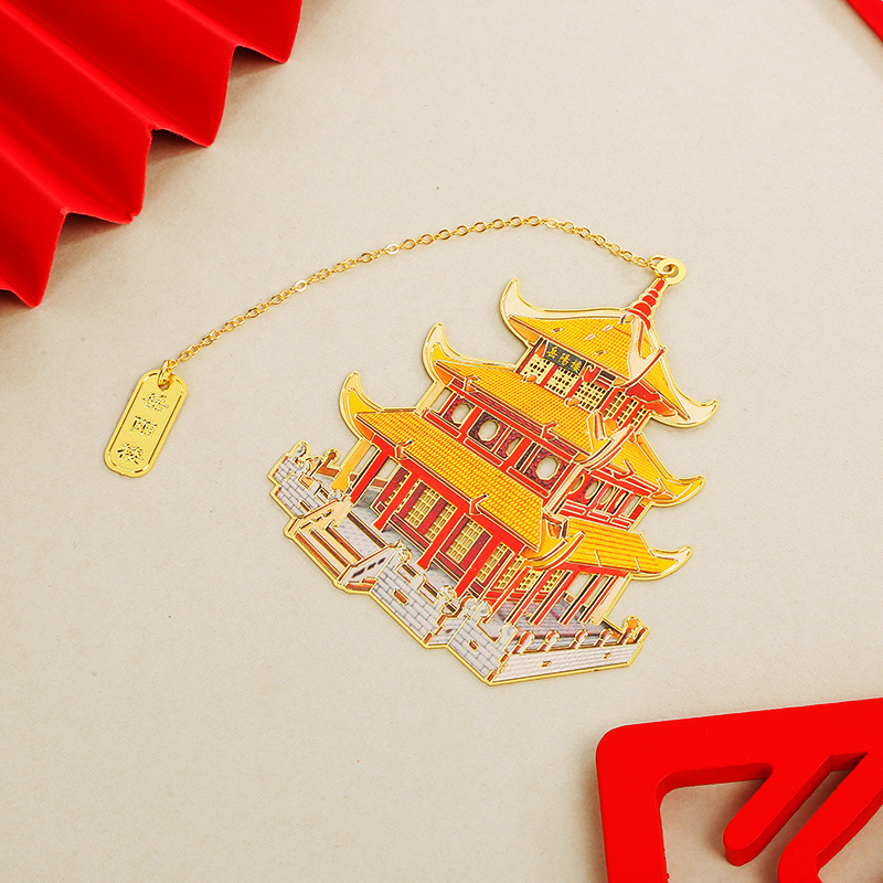 Semne de carte în stil chinezesc, personalizate în serii mici, din alamă cu design decupat și ciucuri, cadouri culturale și creative