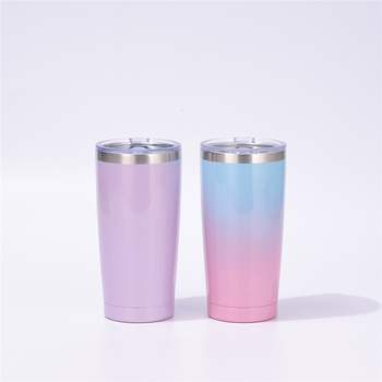 Pahar auto izolat cu pereți dubli, Rainbow Paint, oțel inoxidabil 304, 20oz