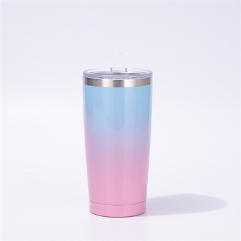 Pahar auto izolat cu pereți dubli, Rainbow Paint, oțel inoxidabil 304, 20oz