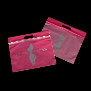 Sac de plastic PE cu fermoar, găuri, etichetă de avertizare, ambalare îmbrăcăminte cu imprimare personalizată pe CPE