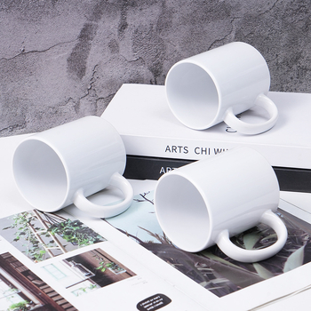 Căniță ceramică albă, minimalistă, cu capacitate mare, pentru ceai sau apă, pentru birou și casă