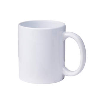 Căniță ceramică albă, minimalistă, cu capacitate mare, pentru ceai sau apă, pentru birou și casă