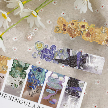 Set de 5 clipuri magnetice pentru pagini cu ilustrații florale – accesorii decorative pentru elevi