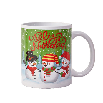 Cană ceramică cu logo personalizat, 11 oz, cadou de Crăciun și Anul Nou