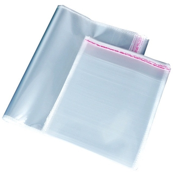 Pungă OPP pentru haine cu închidere automată – folie plastic transparentă, autoadezivă