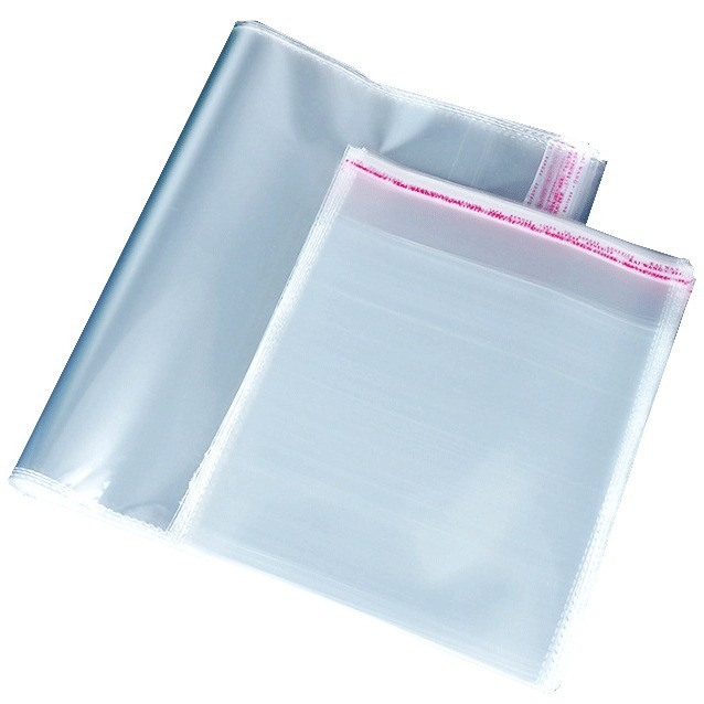 Pungă OPP pentru haine cu închidere automată – folie plastic transparentă, autoadezivă