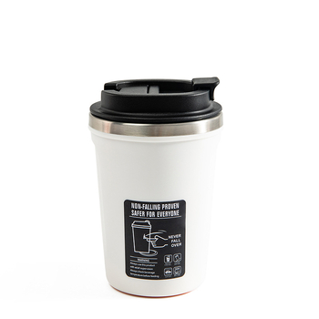 Ceașcă de cafea personalizată din oțel inoxidabil cu pereți dubli, izolat, potrivită pentru birou și casă, potrivită pentru ceai cu lapte