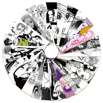 Set de 30 semne de carte Nana – stil anime, materiale DIY de decorare a cărților, carduri de notare pentru lectură, clipsuri din hârtie pentru cărți