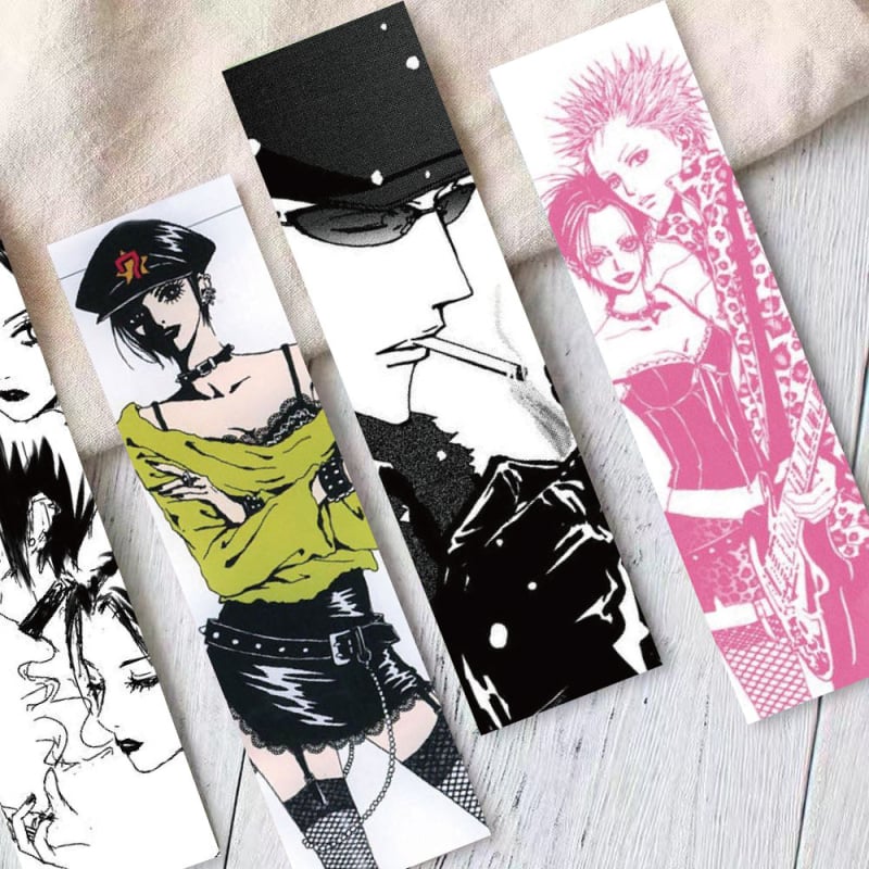 Set de 30 semne de carte Nana – stil anime, materiale DIY de decorare a cărților, carduri de notare pentru lectură, clipsuri din hârtie pentru cărți