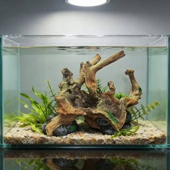 Umjetni korijeni i grančice od smole za ukrašavanje akvarija, oponašaju biljke i korijenje, za skrovišta za reptile i uređenje akvarija