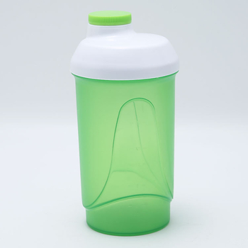 Shaker fabricat la comandă, 600 ml, cu gură dublă pentru shake-uri proteice – fitness