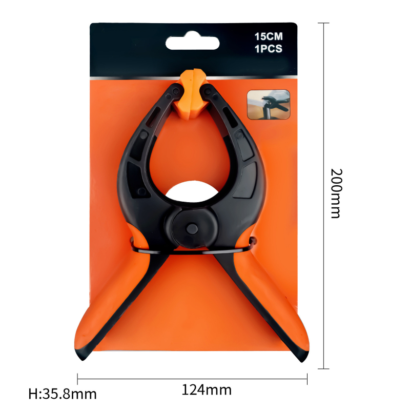 Cleme din nylon, tip A, multifuncționale pentru prinderea rapidă a fundalurilor foto – set de cleme cu arc