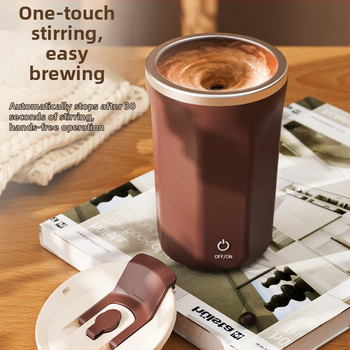 Cană inteligentă cu măsurare a temperaturii, amestec magnetic automat, portabilă pentru cafea și shake proteic