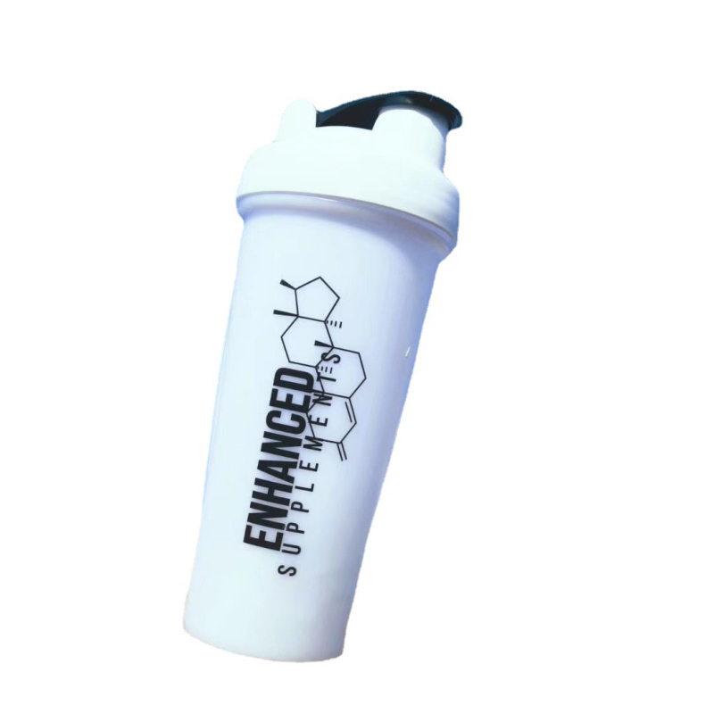 Shaker de fitness pentru pudră de proteine și shake cu lapte, recipient de amestec portabil pentru sport, capacitate mare și marcaje de măsurare