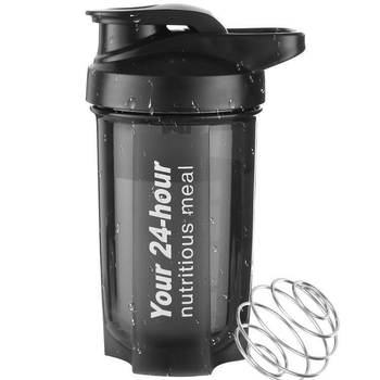 Shaker de fitness cu scară de măsură – etanș, pentru ceai cu lapte și shake-uri proteice