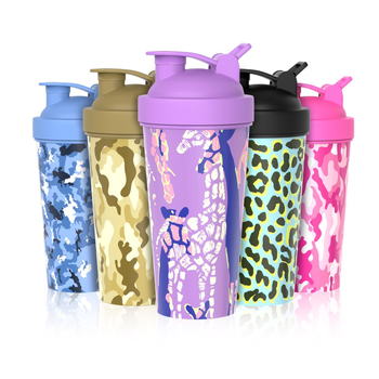 Shaker de 700 ml pentru fitness, recipient pentru smoothie și pudră de proteine, amestec PP, sticlă sport cu logo personalizat