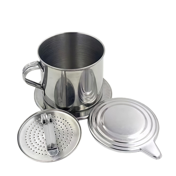 Dripper pour-over din oțel inoxidabil