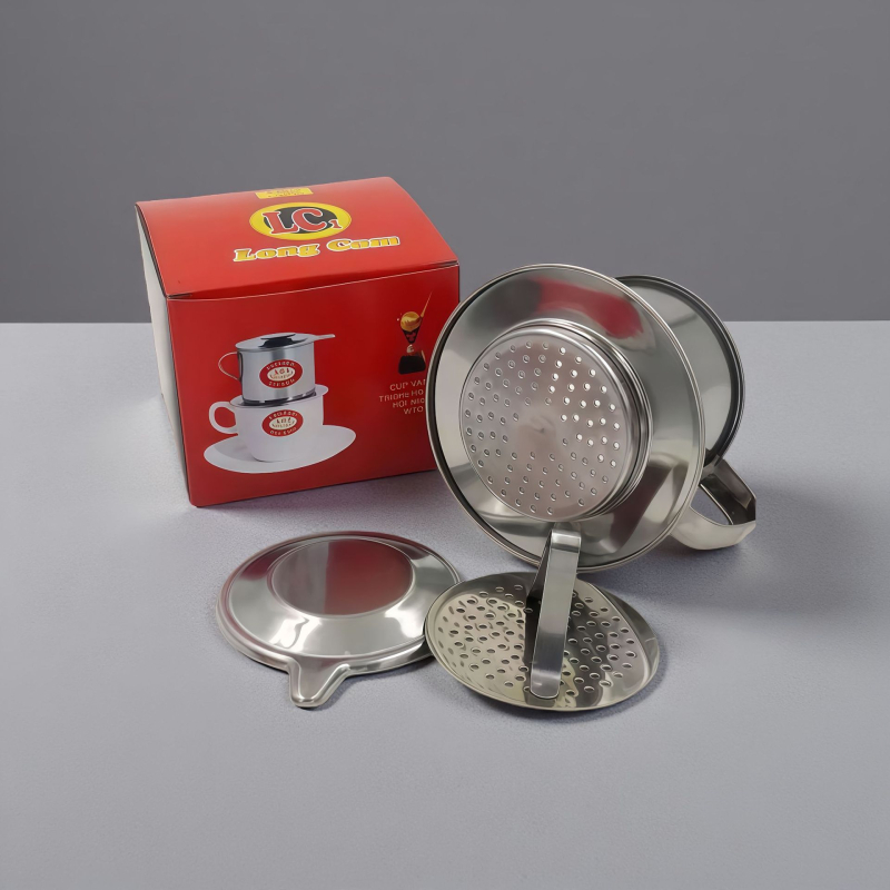 Dripper pour-over din oțel inoxidabil