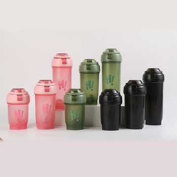 Shaker portabil pentru proteine, personalizat, rezistent la temperaturi ridicate și la căderi, din plastic alimentar