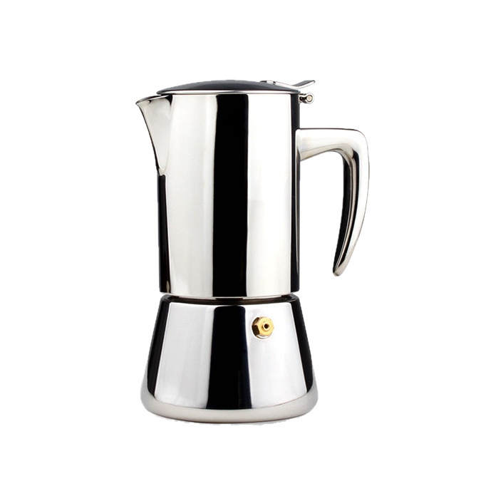 Cafetieră moka din oțel inoxidabil 304, stil italian, pentru cafea acasă