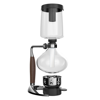 MECATOC cafetieră siphon din sticlă, pentru preparare manuală acasă