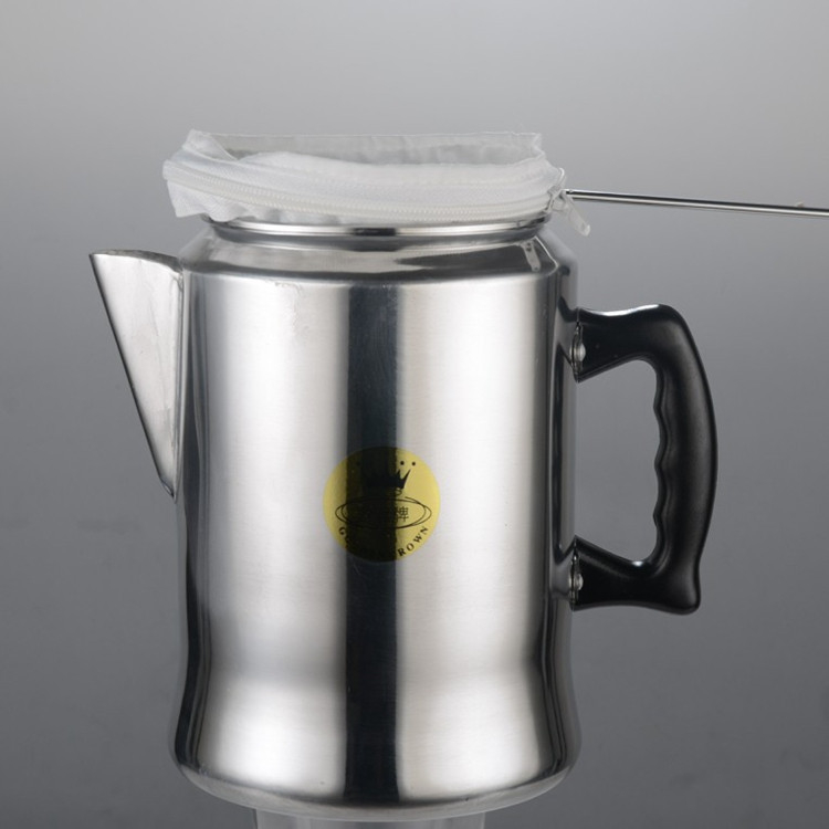 Coronă de Aur – Ceainic Hong Kong stil pentru ceai cu lapte și cafea, aluminiu, 3L