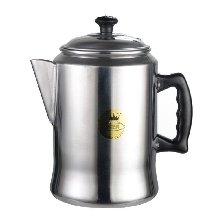 Coronă de Aur – Ceainic Hong Kong stil pentru ceai cu lapte și cafea, aluminiu, 3L