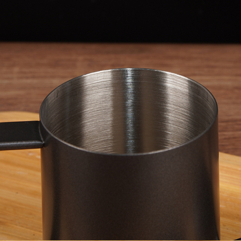 Ceainic pour-over din oțel inoxidabil 304, cu capac, gură lungă și deschidere fină pentru cafea filtrată