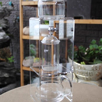 Recipient acrilic pentru drip cu gheață, cafea la rece și ceai, pentru uz casnic, stil chinez modern