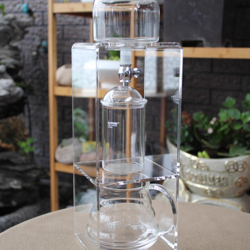 Recipient acrilic pentru drip cu gheață, cafea la rece și ceai, pentru uz casnic, stil chinez modern