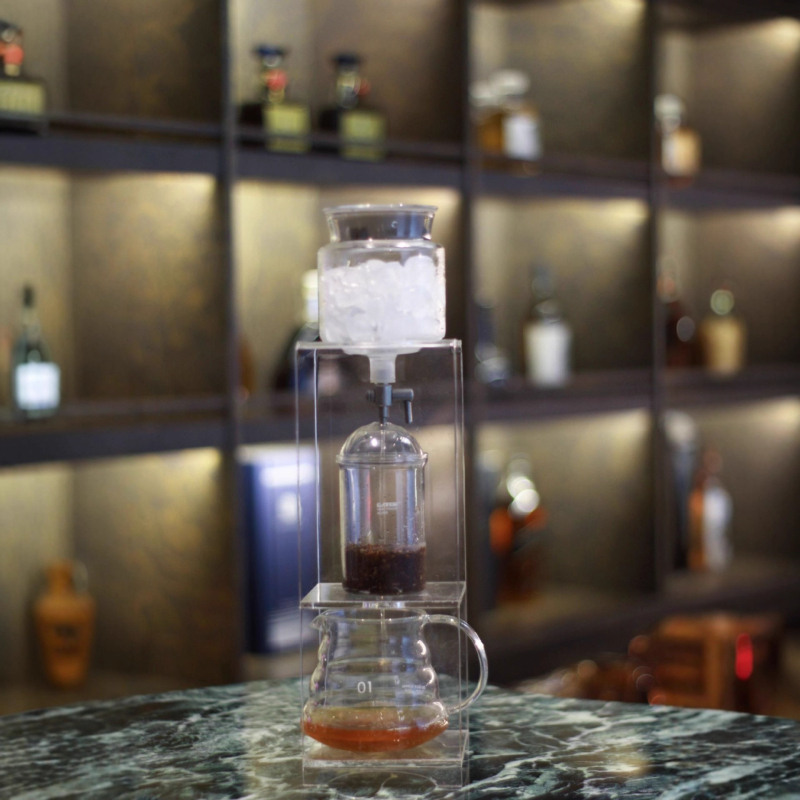 Recipient acrilic pentru drip cu gheață, cafea la rece și ceai, pentru uz casnic, stil chinez modern