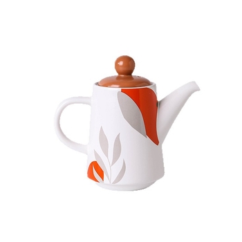 Set ceramic personalizat pentru ceainic, potrivit cafea preparată manual și ceai negru