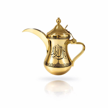 Ceainice arabe de cafea din Orientul Mijlociu, proiectate de AI, cu finisaje variate — set cu nas de rață într-o cutie cadou premium