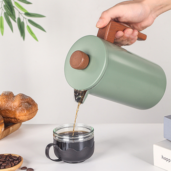 Filtru din oțel inoxidabil 304 pentru lapte spumat, ceai și cafea, stil presă franuză