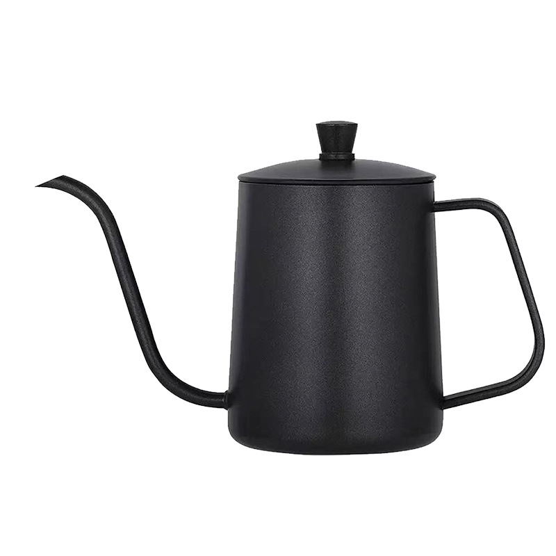 Ceainic de cafea din oțel inoxidabil, 600 ml, gură îngustă, preparare manuală prin turnare