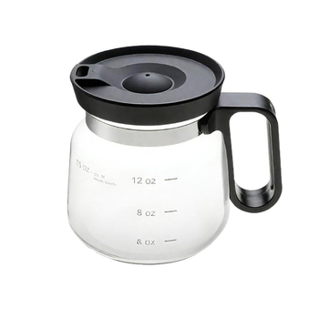 Ceașă de cafea din sticlă, 16 oz, cu mâner, sticlă transparentă, capac cu orificiu pentru pai, rezistentă la căldură, capacitate mare