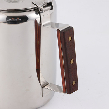 Cafetieră de exterior, stil american, 6–12 cești, oțel inoxidabil 304, gură scurtă