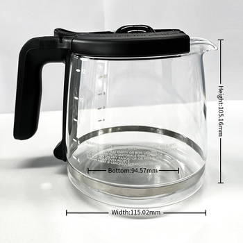 Accesorii din sticlă MR.COFFE.E – înlocuire carafă cafea de 12 cești