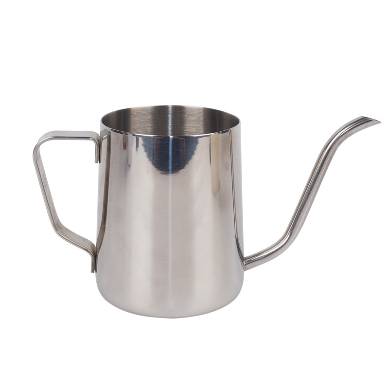 Ceainic pour-over din oțel inoxidabil, 350 ml, mini ceainic cu gură fină, ustensile de cafea
